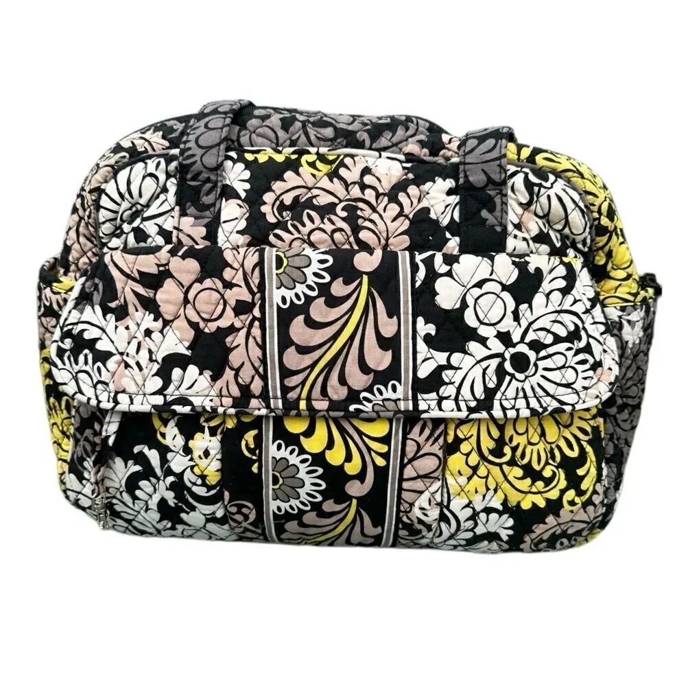 Vera Bradley Insulated/Lined Baby/Travel Large Tote Bag in Baroque, Spacious GUC